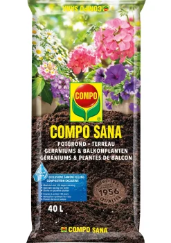 Compo Sana Potgrond Geraniums & Balkonplanten 40L-Brico Clearance
