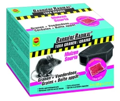 Compo Toxa Graantjes + Voerdoos Muizen Barriere Radikal (2X 25G + Voederdozen)-Brico Best