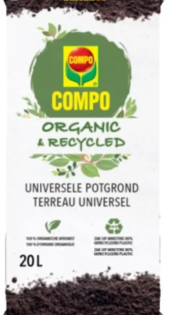 Compo Universele Potgrond Organic & Recycled 20L-Brico