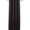 Decomode Gordijn 'Charlotte' Verduisterend Zwart Haakjes 140 X 280 Cm-Brico New