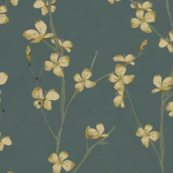 Decomode Vliesbehang Bloemen Jade-Brico Online