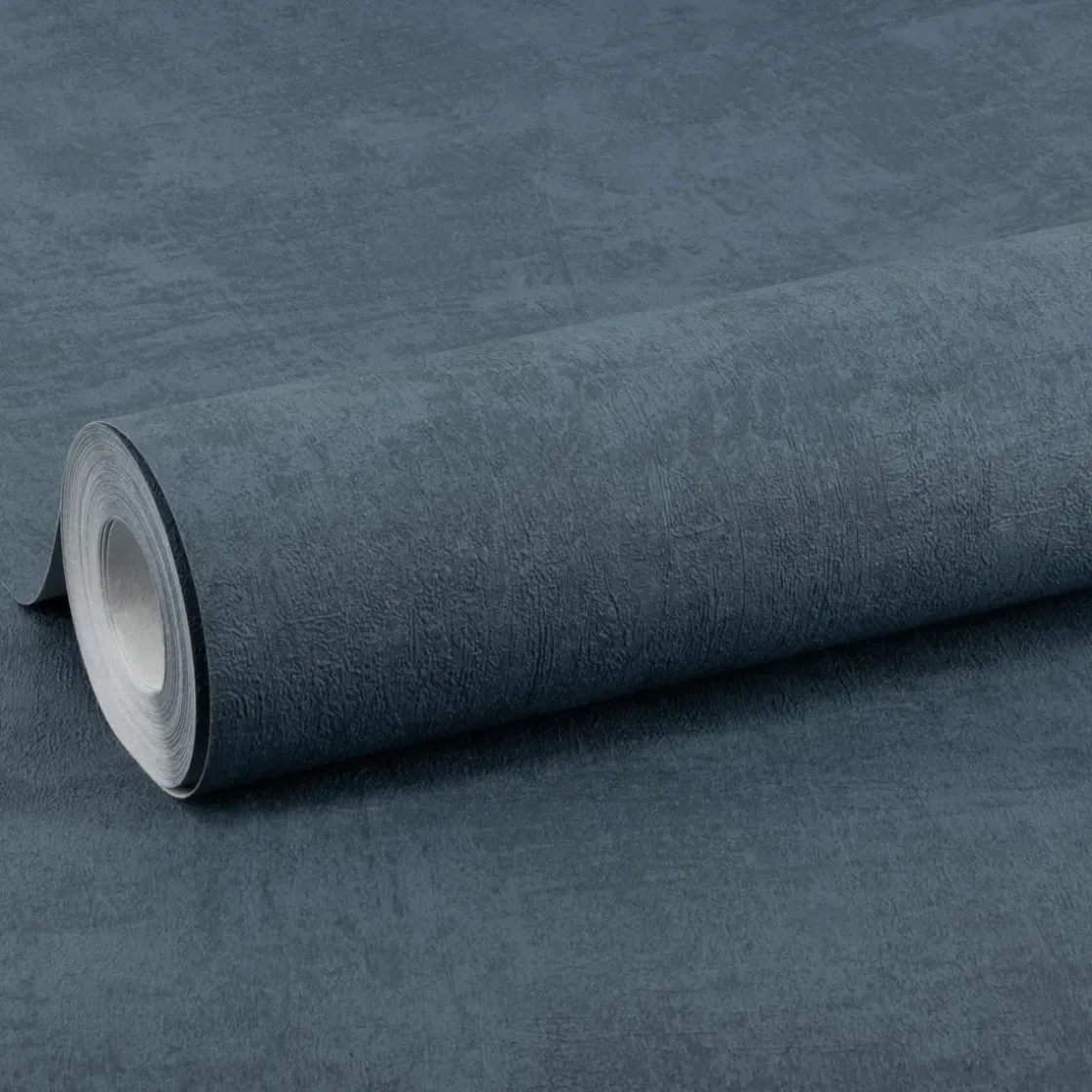 Decomode Vliesbehang Concrete Mat Blauw-Brico Hot