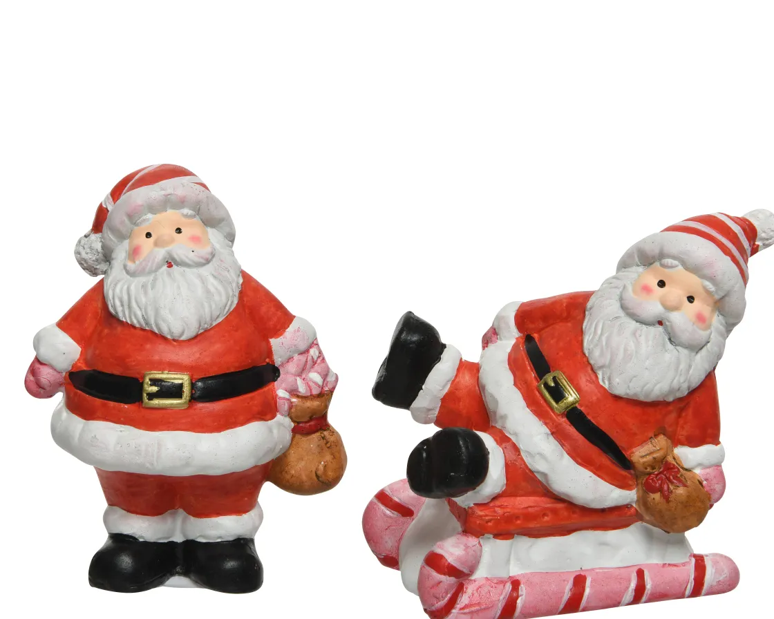 Brico Decoris Kerstfiguur Kerstman Multi 10,5Cm Diversen New