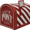 Brico Decoris Postbus North Pole Post Rood-Wit 24Cm Sale