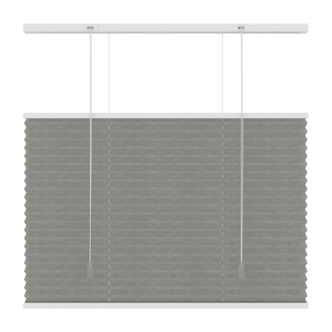 Decosol 6012 Plissegordijn Lichtdoorlatend Grijs 100X180Cm-Brico Outlet