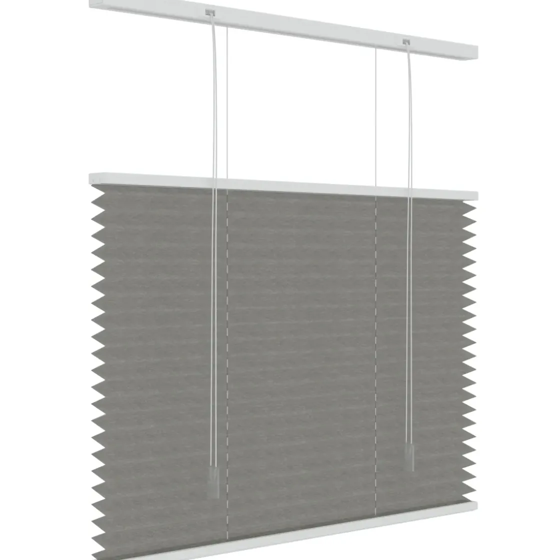 Decosol 6012 Plissegordijn Lichtdoorlatend Grijs 100X180Cm-Brico Outlet