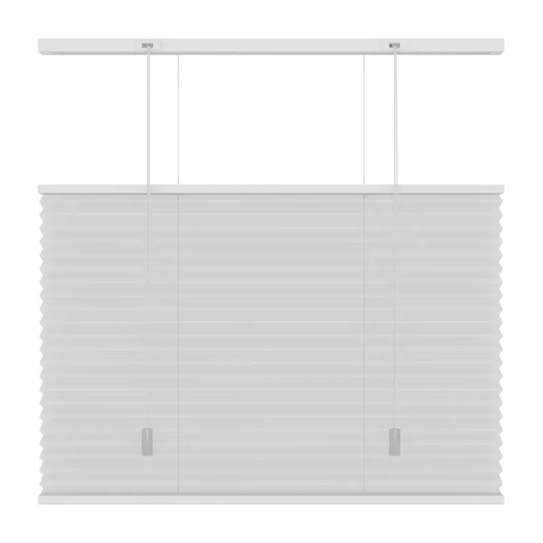 Decosol 6012 Plissegordijn Lichtdoorlatend Wit 80X220Cm-Brico