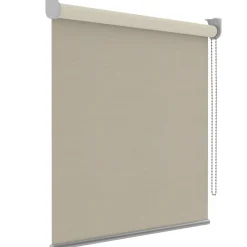Decosol Rolgordijn Deluxe Verduisterend 5676 Effen Creme 180X190Cm-Brico Best