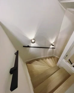 Design Trapleuning Zwart Rechthoekig - 350 Cm Met 4 Houders-Brico