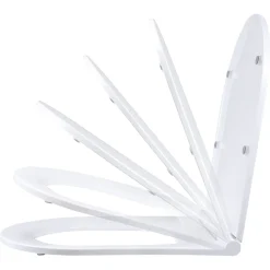 Brico Differenz Hangtoilet Mat Wit |Soft-Close & Quick Release Toiletzitting | Randloos Toiletpot Online