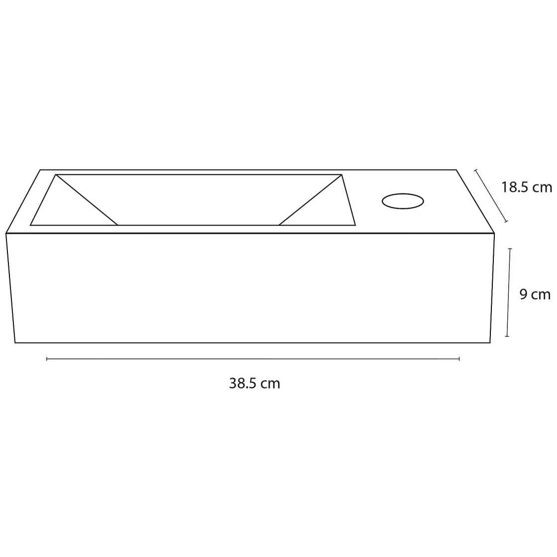 Brico Differnz Fontein Ravo Keramiek Wit 38,5Cm Online
