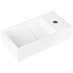 Brico Differnz Fontein 36X185X9Cm Solid Surface Wit Outlet