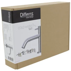 Brico Differnz Fonteinkraan Mix&Match Gebogen Chroom Mat Hot