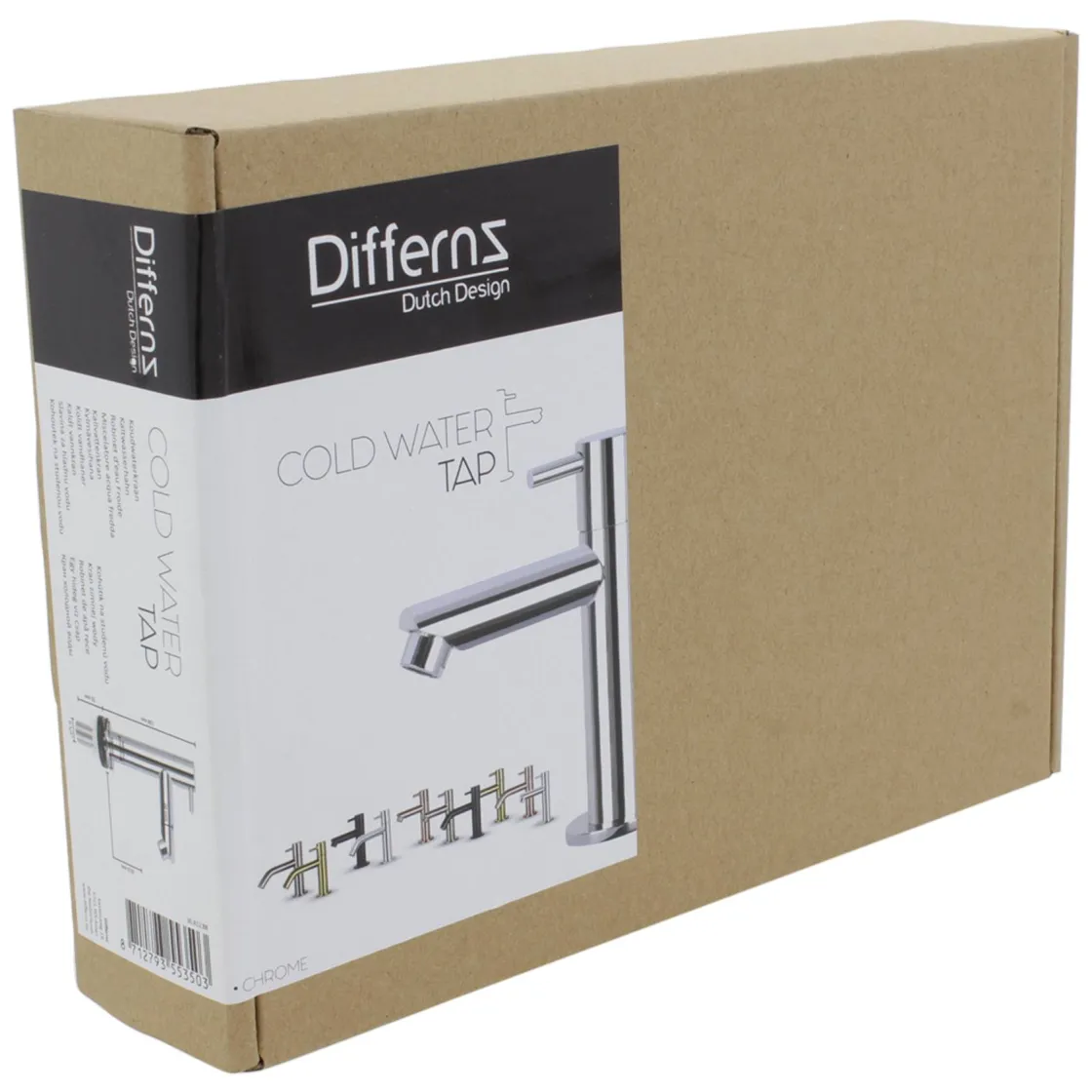 Brico Differnz Fonteinkraan Mix&Match Recht Chroom Sale