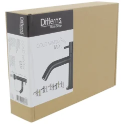 Brico Differnz Fonteinkraan Mix&Match Gebogen Zwart Mat Clearance