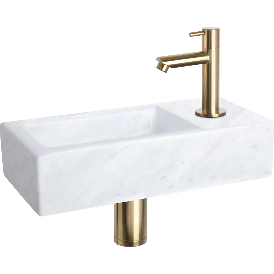 Brico Differnz Fonteinset Mix&Match Marmer Recht Mat Goud Discount