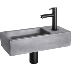 Brico Differnz Fonteinset Mix&Match Ravo Beton Recht Mat Zwart Outlet