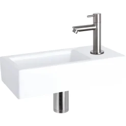 Brico Differnz Fonteinset Mix&Match Ravo Keramiek Recht Mat Chroom Discount