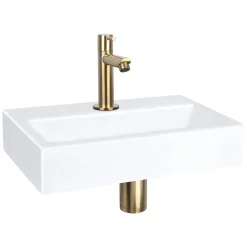 Brico Differnz Toiletfontein Flat Small Keramiek Wit 38X24X7Cm Best