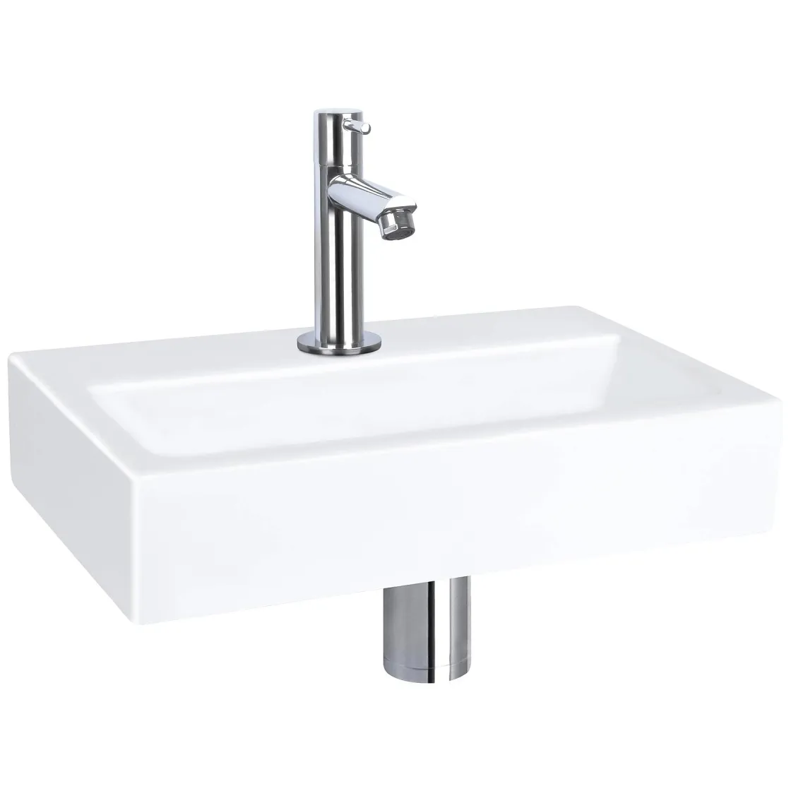 Brico Differnz Toiletfontein Flat Small Keramiek Wit 38X24X7Cm Best