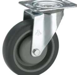 Dorner+Helmer Zwenkwiel Tpe Zwart 100Mm-Brico