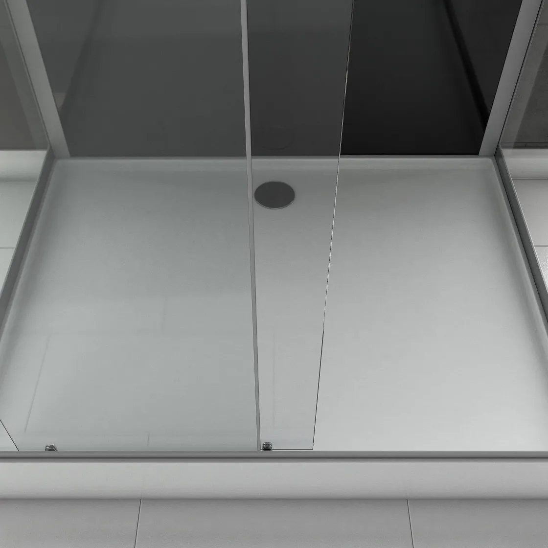 Brico Douchecabine Aurlane Trendy Style Rechthoekig Omkeerbaar Met Hydromassage 110X80Cm