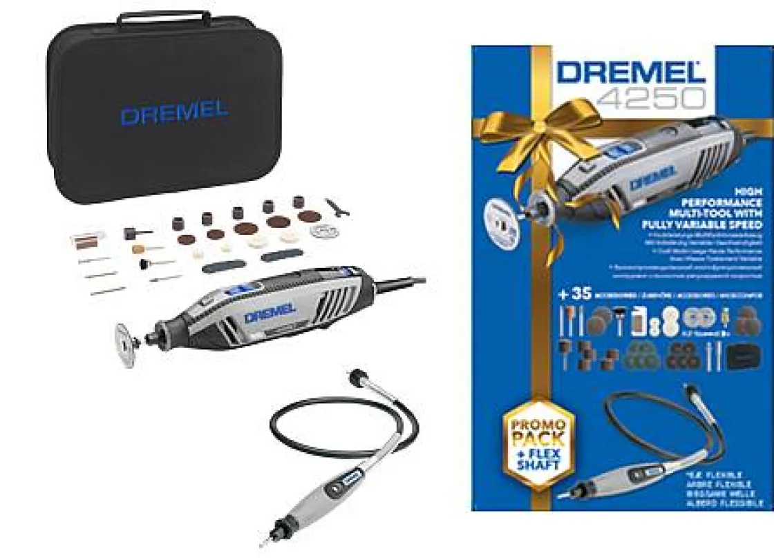 Brico Dremel Multitool 4250Ka + 35 Accessoires 175W Hot