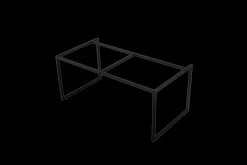 Duraline Meubelpoot Rond Staal 3X10Cm Zwart-Brico Sale