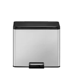 Brico Eko Pedaalemmer Essential Met 3 Binnenemmers Voor Het Scheiden Van Afval Geborsteld Rvs 3X9L Hot