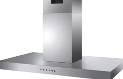 Brico Electrum Eiland Afzuigkap 90 Cm Ihro93008Pex Zilver Outlet