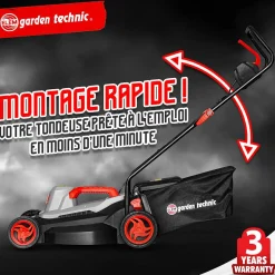 Brico Elem Garden - Elektrische Grasmaaier 1500W - Maaibreedte 37Cm Outlet