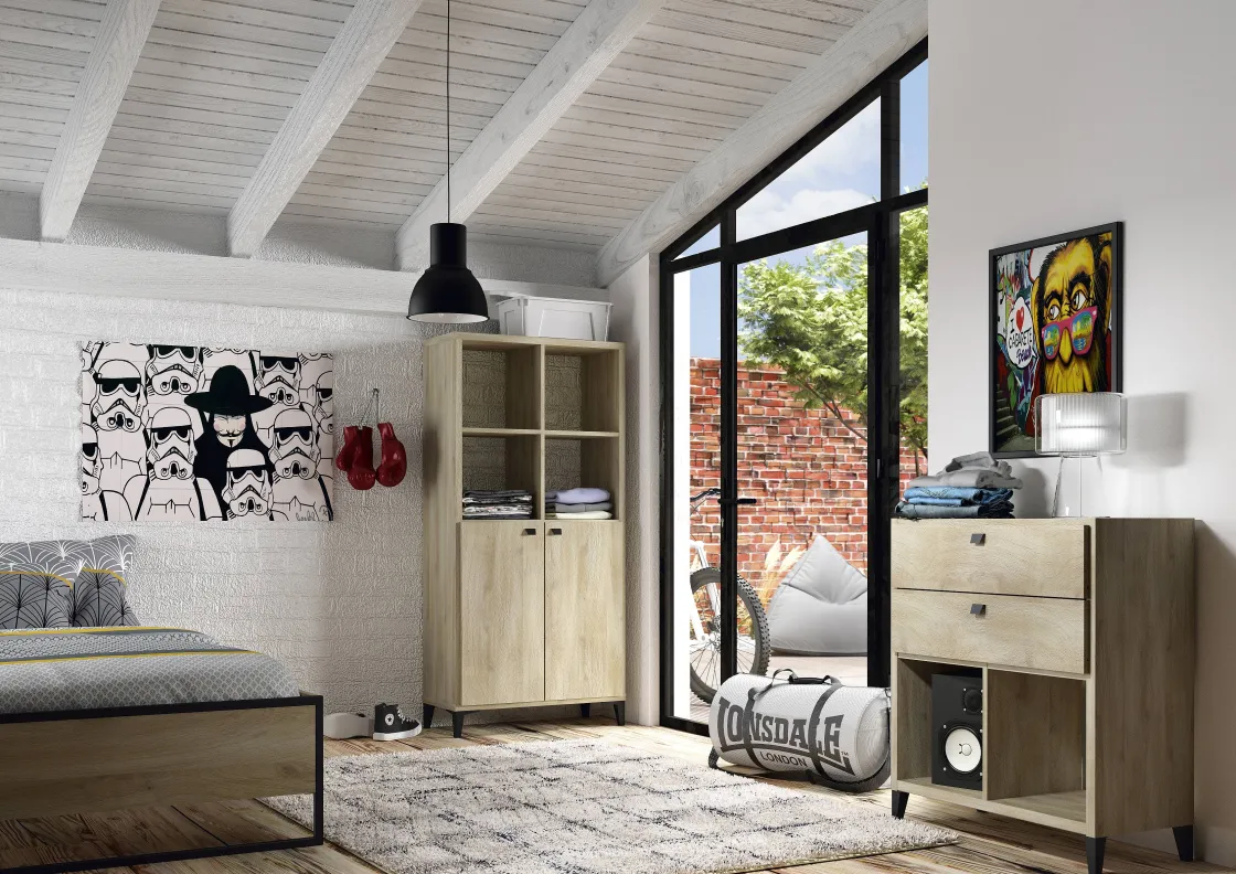 Brico Elements Kubus Kast Eik 2X2 Clearance