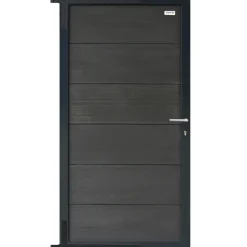 Elephant Tuindeur Forte Wpc Antraciet 4X90X180Cm-Brico New