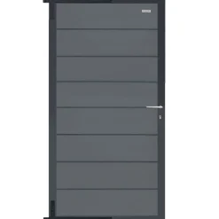 Elephant Tuindeur Recht Wpc Modular Antraciet 90X180Cm-Brico Sale