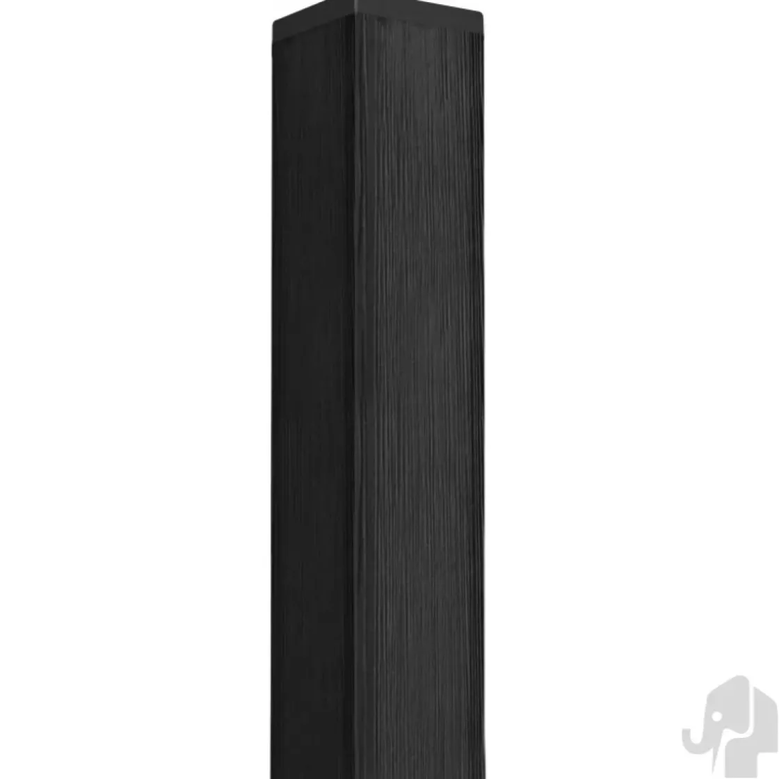 Elephant Tuinpaal Basic Wpc Antraciet 6,8X6,8X270Cm-Brico Sale