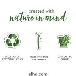 Elho Bloempot Algarve Cilindro Rond Wielen O48Cm Terra-Brico Hot