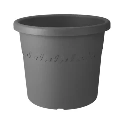 Elho Bloempot Algarve Cilindro Rond O30Cm Antraciet-Brico New