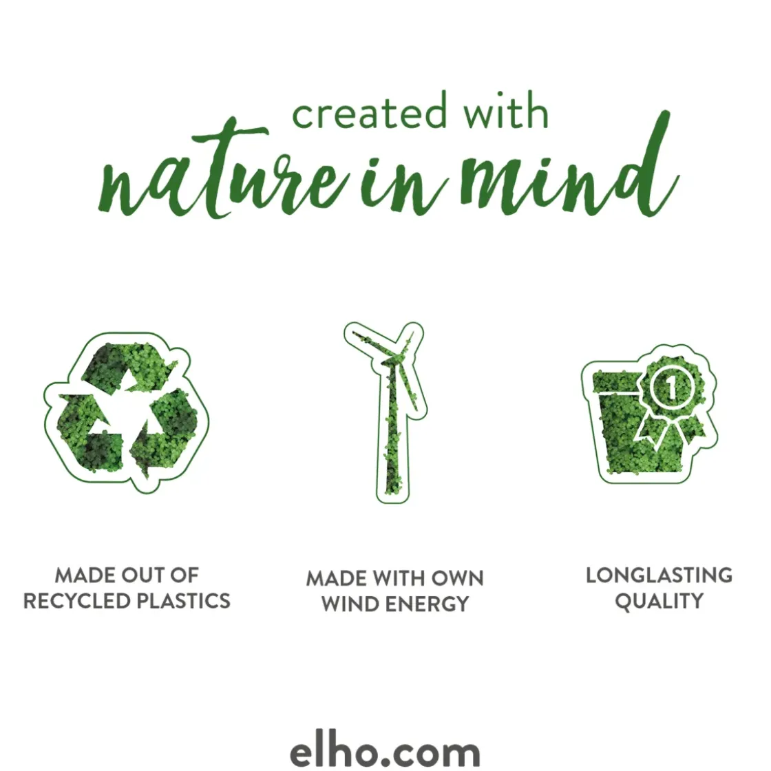 Elho Bloempot Brussels Rond O25Cm Wit-Brico Clearance