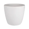 Elho Bloempot Brussels Rond Wielen O35Cm Wit-Brico Clearance