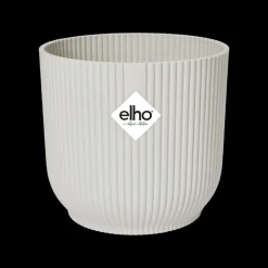 Elho Bloempot Vibes Fold Rond O30Cm Wit-Brico Outlet