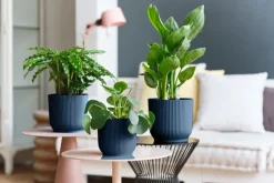 Elho Bloempot Vibes Fold Rond O22Cm Deep Blue-Brico Online