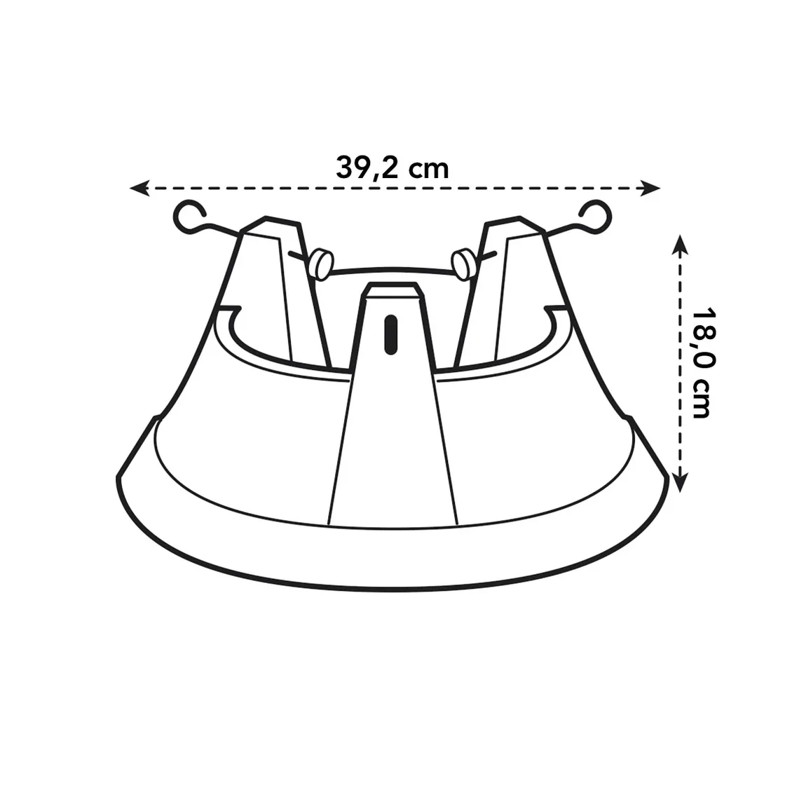 Brico Elho Kerstboomvoet Nordman Groen 39Cm Best