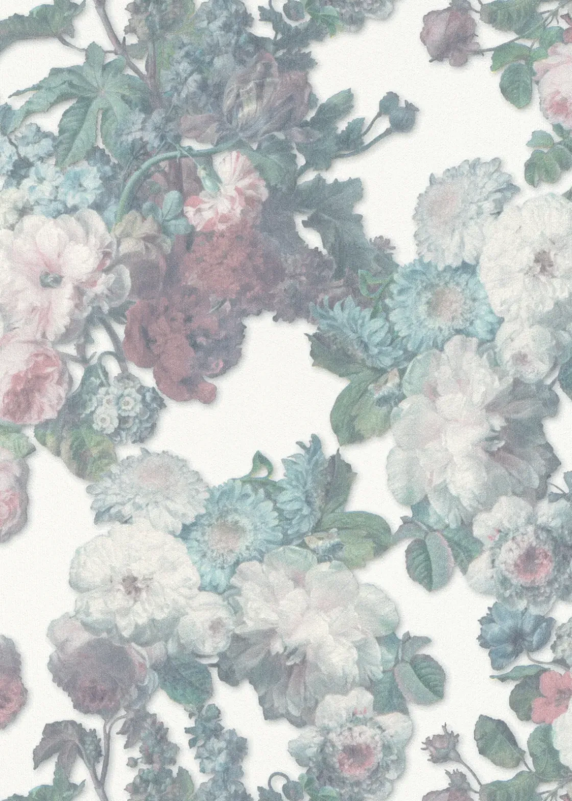 Elle Decoration Vliesbehang Blossom Wit-Roze-Brico Clearance