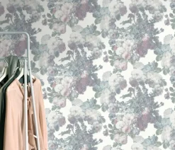 Elle Decoration Vliesbehang Blossom Wit-Roze-Brico Clearance