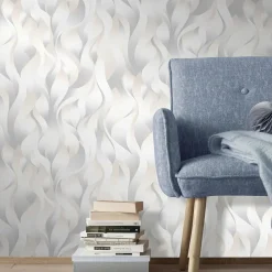 Elle Decoration Vliesbehang Curls Creme-Brico Discount