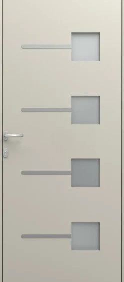 Elsealu Voordeur Soria Zijdegrijs 218X96Cm-Brico