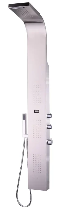 Brico Essebagno Douchepaneel Essekaska Nikkel Geborsteld New