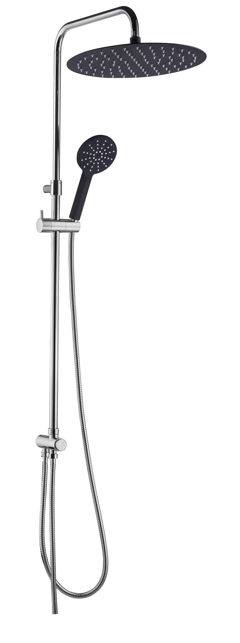 Brico Essebagno Doucheset Essesmart Ii Zwart/Chroom Sale