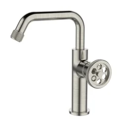 Brico Essebagno Wastafelkraan Indus Laag Rvs New