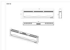 Sfeerhaarden<Brico Eviq - Elektrische Sfeerhaard Smartline Pro 72" Inch - 182 Cm